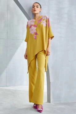 Namrata Joshipura Wild Violet Floral Embellished Tunic