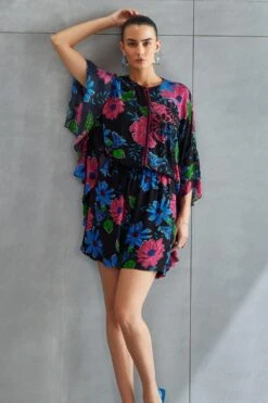 Namrata Joshipura Zinnia Frill Sleeve Romper 8 Namrata Joshipura Zinnia Frill Sleeve Romper -Inca Sales Store 25723nj40 3