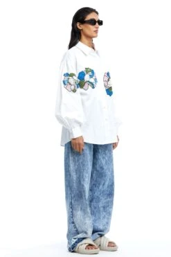 Kanika Goyal Label Aster Hand Embellished Shirt -Inca Sales Store 25823kgl21 3