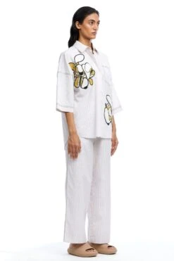 Kanika Goyal Label Warped Vine Embellished Co-ord Set -Inca Sales Store 25823kgl3 2