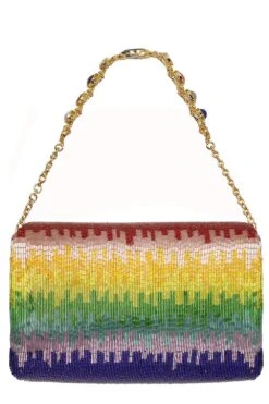 Lovetobag Tourmaline Rainbow Dysis Flapover Clutch -Inca Sales Store 25823ltb10 4