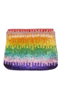 Lovetobag Dysis Mini Trapezium Tourmaline Rainbow Clutch -Inca Sales Store 25823ltb11 5