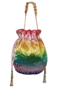 Lovetobag Dysis Tourmaline Rainbow Potli Bag -Inca Sales Store 25823ltb14 2