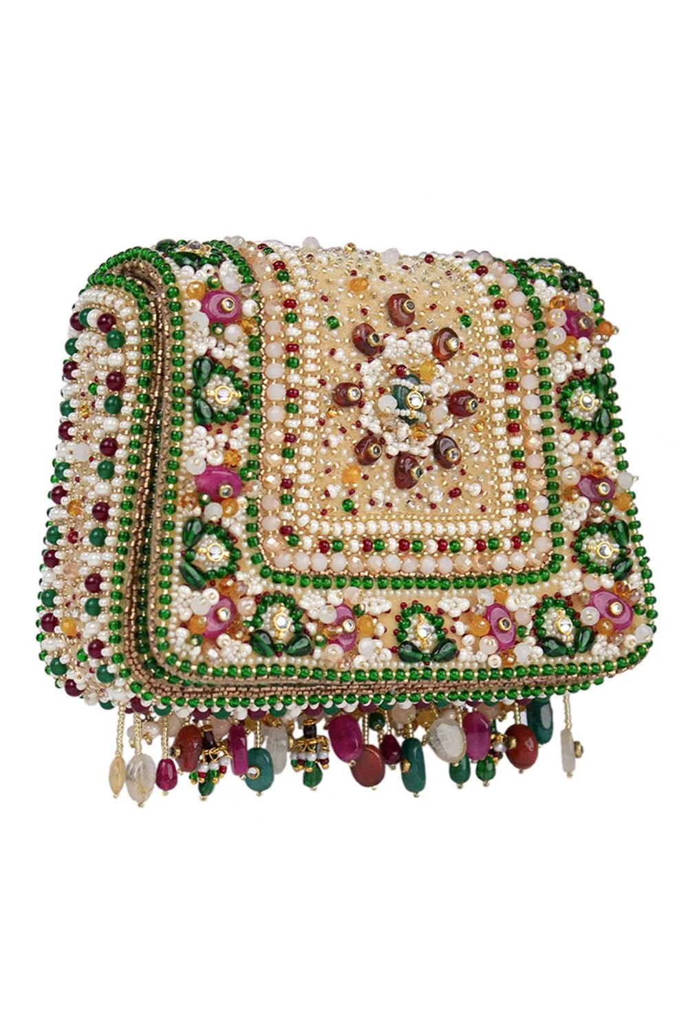 Lovetobag Amara Mini Trapezium Ruby Clutch 4 Lovetobag Amara Mini Trapezium Ruby Clutch - Image 2