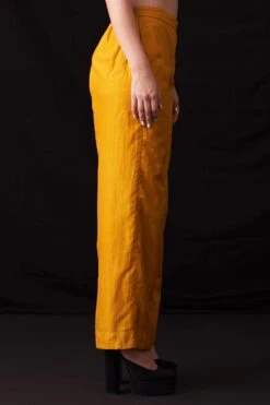 Amrich Resha Yellow Straight Leg Trousers -Inca Sales Store 25923aml18 4