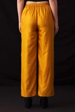 Amrich Resha Yellow Straight Leg Trousers -Inca Sales Store 25923aml18 5