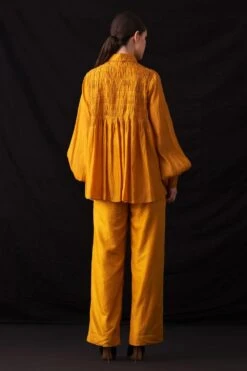 Amrich Resha Yellow Straight Leg Trousers -Inca Sales Store 25923aml18 6