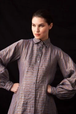 Amrich Nura Metallic Button Down Shirt -Inca Sales Store 25923aml69 3