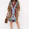 Rara Avis Uzbeki Ikat Short Dress