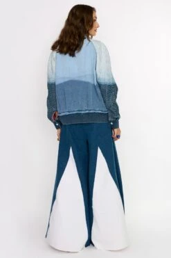 Rara Avis Washed Blue Quilted Denim Jacket -Inca Sales Store 25ra36 6