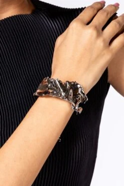 Studio Metallurgy Thick Silver Bracelet
