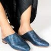 Inochhi Blue Leather Mules -Inca Sales Store 2611ino1 1