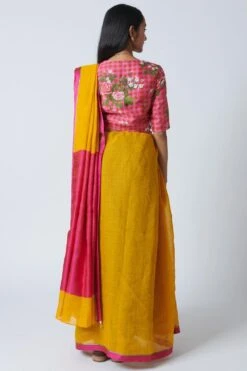 Nadiya Paar Pink Floral Blouse -Inca Sales Store 2623np17 5