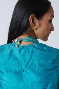 Nadiya Paar Turquoise Mist Blouse -Inca Sales Store 2623np20 4