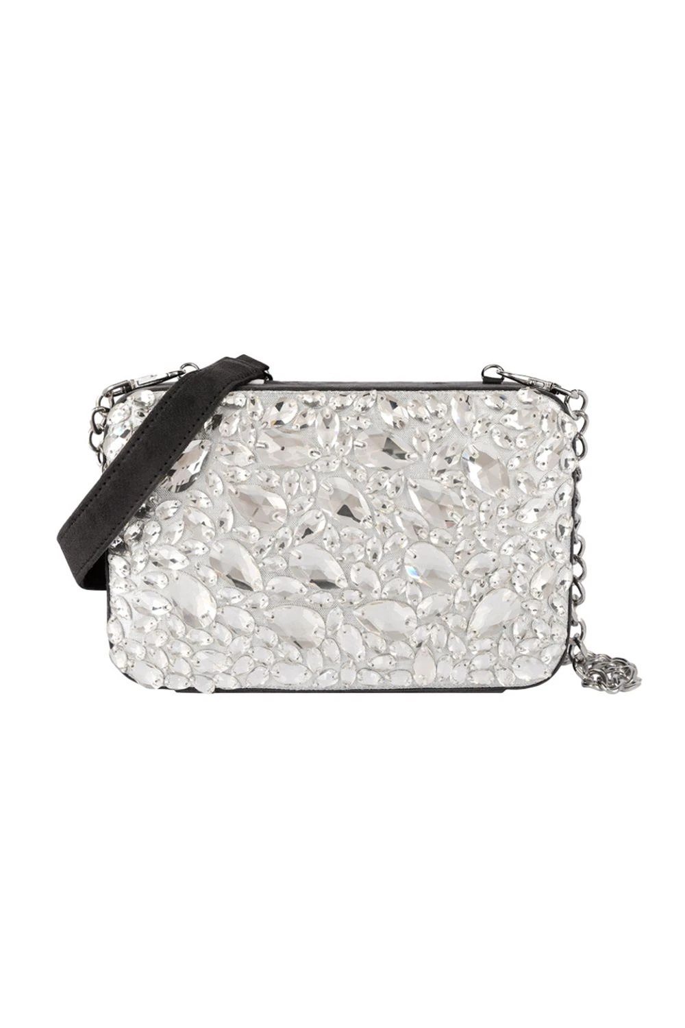 Nomada Silver Hand Embroidered Clutch 5 Nomada Silver Hand Embroidered Clutch - Image 3