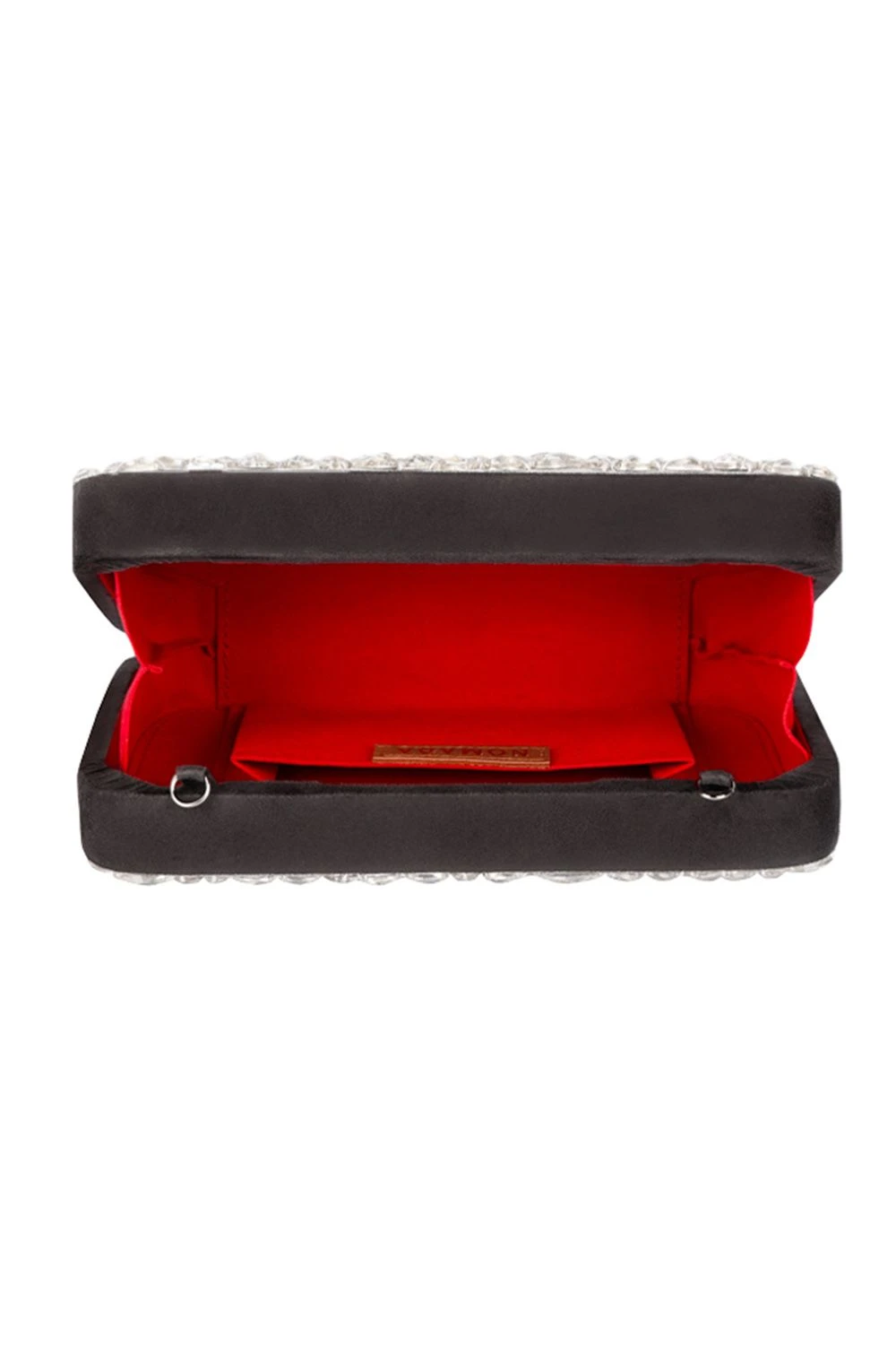 Nomada Silver Hand Embroidered Clutch 6 Nomada Silver Hand Embroidered Clutch - Image 4