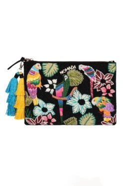 Nomada Black Floral Embroidered Zipper -Inca Sales Store 266nom27 3