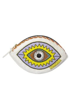 Nomada Yellow & White Talisman Evil Eye Belt Bag