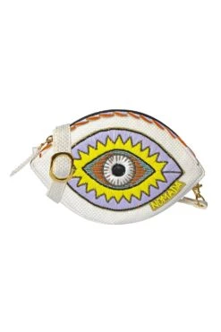 Nomada Yellow & White Talisman Evil Eye Belt Bag -Inca Sales Store 266nom8 3