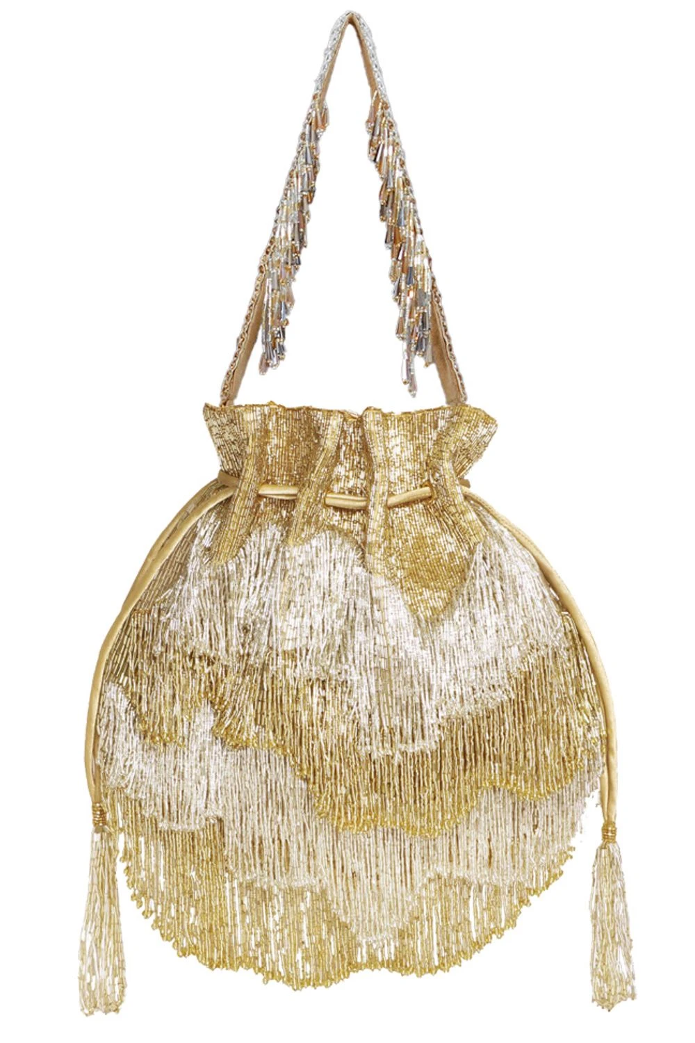 Lovetobag Gold & Silver Panache Potli Bag 3 Lovetobag Gold & Silver Panache Potli Bag