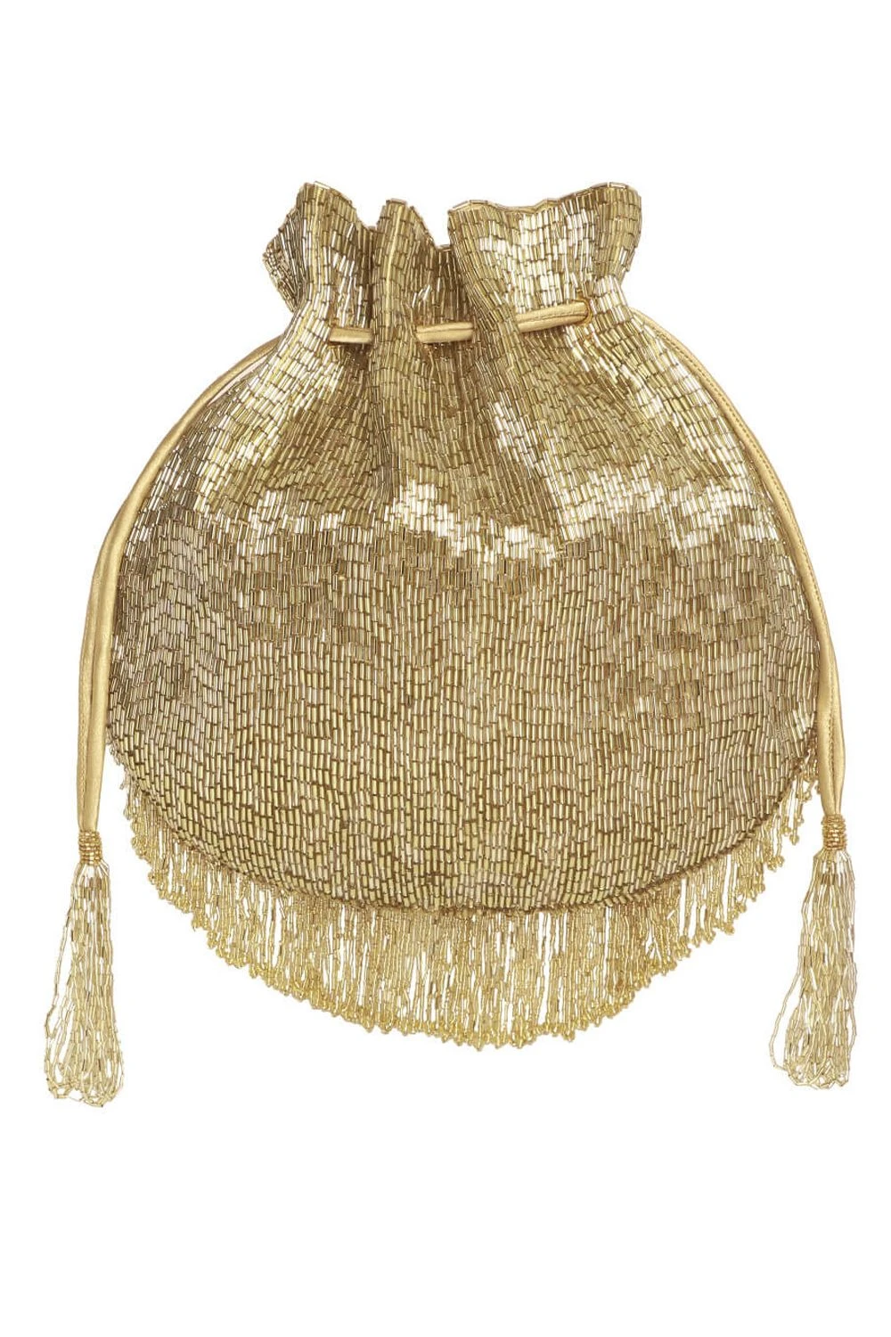 Lovetobag Gold & Silver Panache Potli Bag 6 Lovetobag Gold & Silver Panache Potli Bag - Image 4