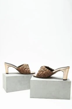 Doux Amour Matilda Rosegold Heels