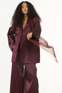 Three Wine High Waisted Broad Bottoms 12 Three Wine High Waisted Broad Bottoms -Inca Sales Store 2710thr8 5