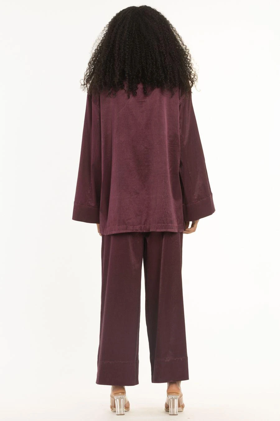 Three Wine High Waisted Broad Bottoms 8 Three Wine High Waisted Broad Bottoms - Image 6