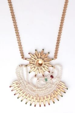 Suhani Pittie Solar Beam Long Pearl Necklace -Inca Sales Store 271123sp19 3