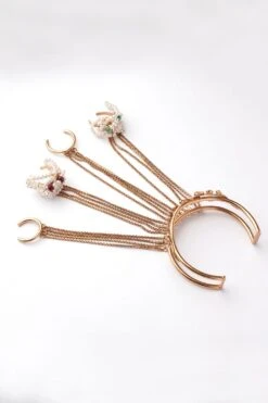 Suhani Pittie Atomic Storm Gold Plated Haath Phool Cuff -Inca Sales Store 271123sp26 3