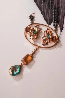 Suhani Pittie Saints-cider Citrine & Blue Crystal Necklace -Inca Sales Store 271123sp48 3