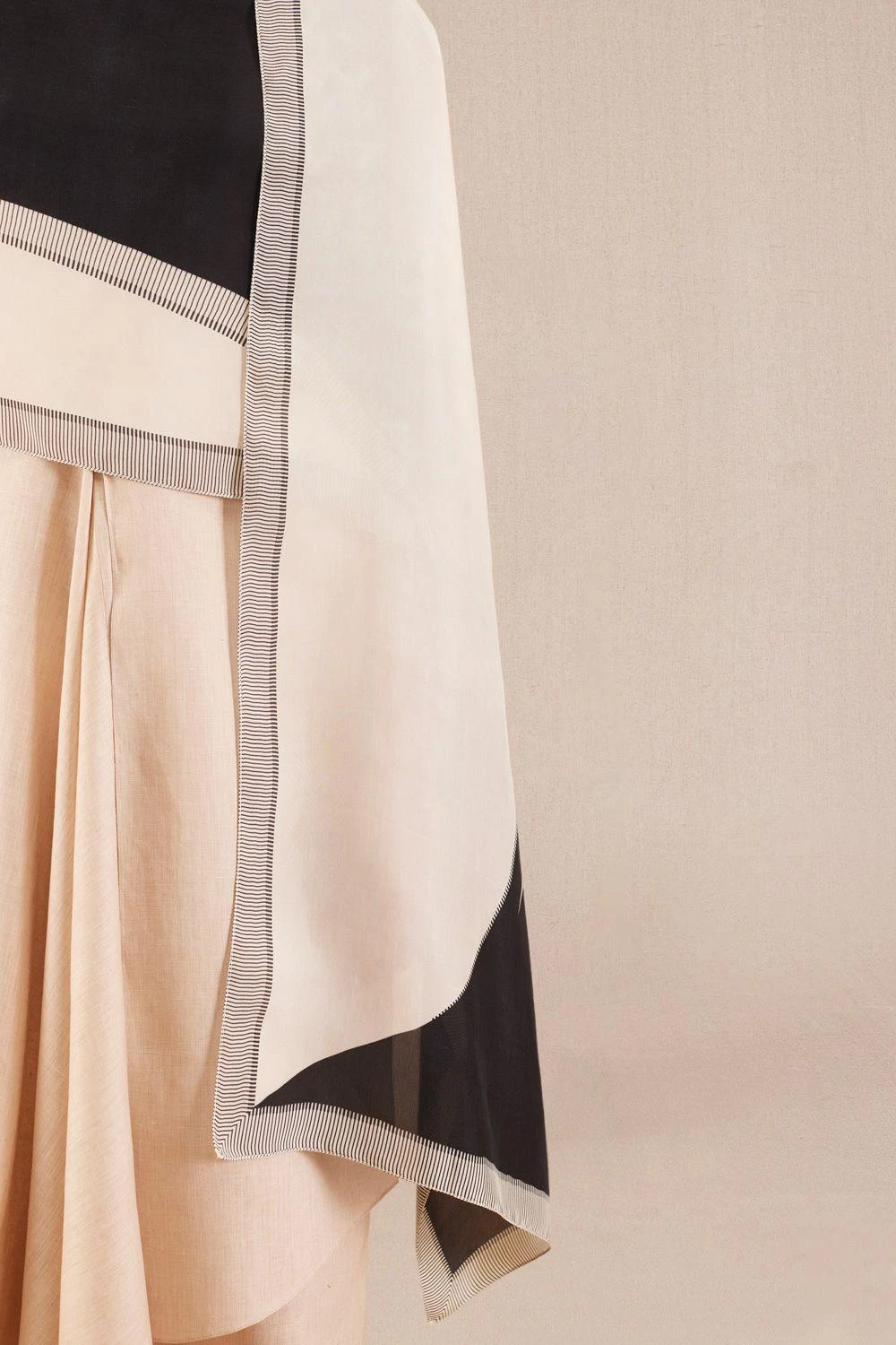 AMPM Amelia Chic Black Silk Scarf 4 AMPM Amelia Chic Black Silk Scarf - Image 2