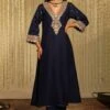 Sheetal Batra Mysha Mystical Blue Floral Embellished Kurta Set