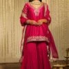 Sheetal Batra Aaira Radiant Pink Embellished Kurta Set -Inca Sales Store 2712s23b29 1