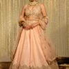 Sheetal Batra Aasiya Rose Pink Floral Embellished Lehenga Set