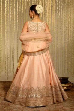 Sheetal Batra Aasiya Rose Pink Floral Embellished Lehenga Set -Inca Sales Store 2712s23b34 4