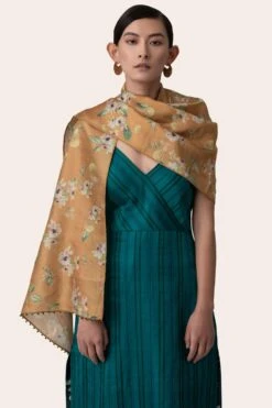 November Noon Citrus Heat Mustard Scarf