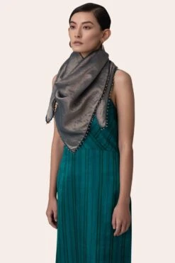 November Noon Jasmine Midnight Blue Scarf 8 November Noon Jasmine Midnight Blue Scarf -Inca Sales Store 271nn26 3