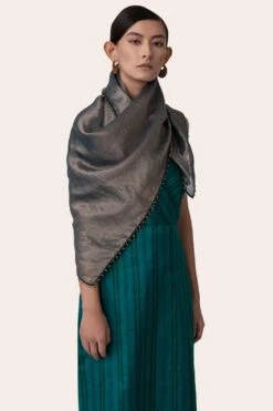 November Noon Jasmine Midnight Blue Scarf 9 November Noon Jasmine Midnight Blue Scarf -Inca Sales Store 271nn26 4