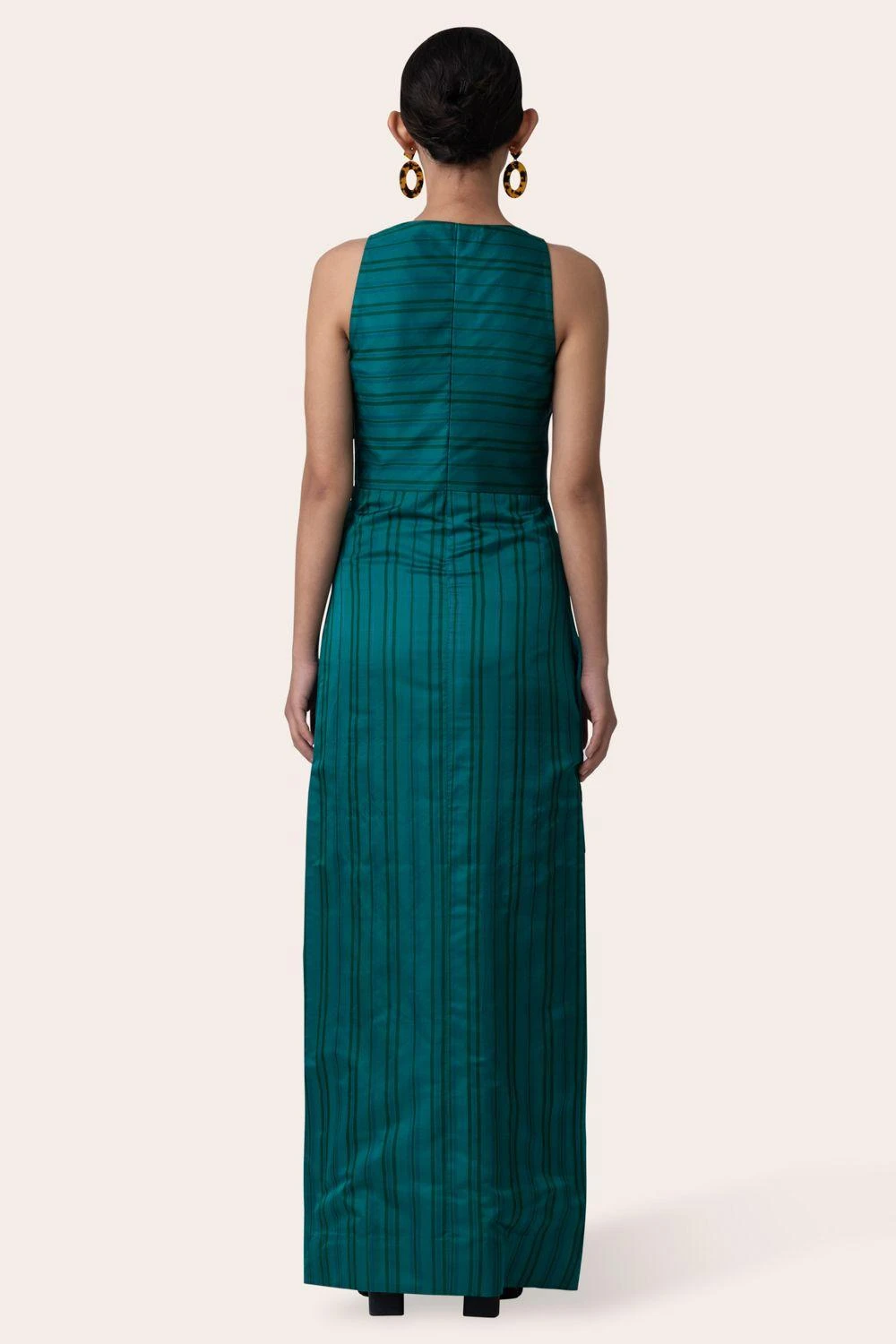 November Noon Bougainvillea Bloom V-neck Dress 7 November Noon Bougainvillea Bloom V-neck Dress - Image 5