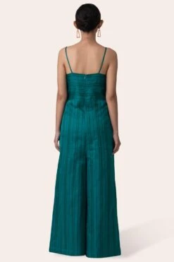 November Noon Bougainvillea Teal Jumpsuit -Inca Sales Store 271nn31 5