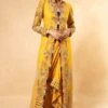 Anamika Khanna Yellow Embellished Jacket & An Asymmetric Skirt -Inca Sales Store 27323ank4 1