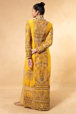 Anamika Khanna Yellow Embellished Jacket & An Asymmetric Skirt 13 Anamika Khanna Yellow Embellished Jacket & An Asymmetric Skirt -Inca Sales Store 27323ank4 6