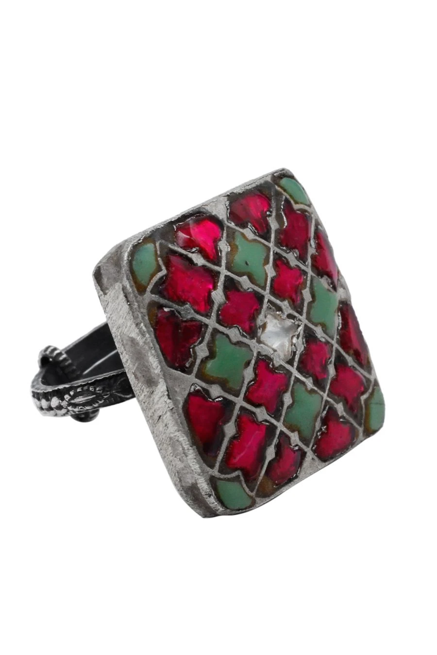 Sangeeta Boochra X Nitibha Kaul Silver Tihara Adjustable Ring 6 Sangeeta Boochra X Nitibha Kaul Silver Tihara Adjustable Ring - Image 4