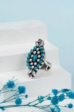 Sangeeta Boochra X Nitibha Kaul Silver Sara Charming Ring