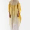 Medium Metallic Yellow Shibori Kaftan -Inca Sales Store 27423sm18 1