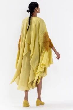Medium Lime & Shibori Cape -Inca Sales Store 27423sm27 4