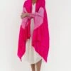 Medium Fuchsia Shibori Cape -Inca Sales Store 27423sm29 1