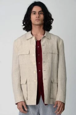 Rajesh Pratap Singh Men Khetolai Summer Jacket -Inca Sales Store 27fl 33 2