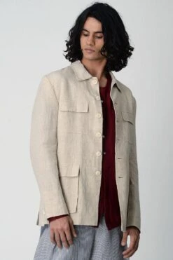 Rajesh Pratap Singh Men Khetolai Summer Jacket -Inca Sales Store 27fl 33 3